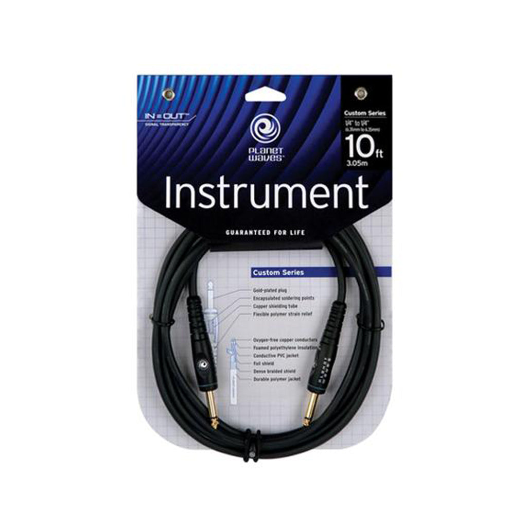 D'Addario PW - G - 10 Professional 10 - foot Straight Instrument Cable for Musical Instruments