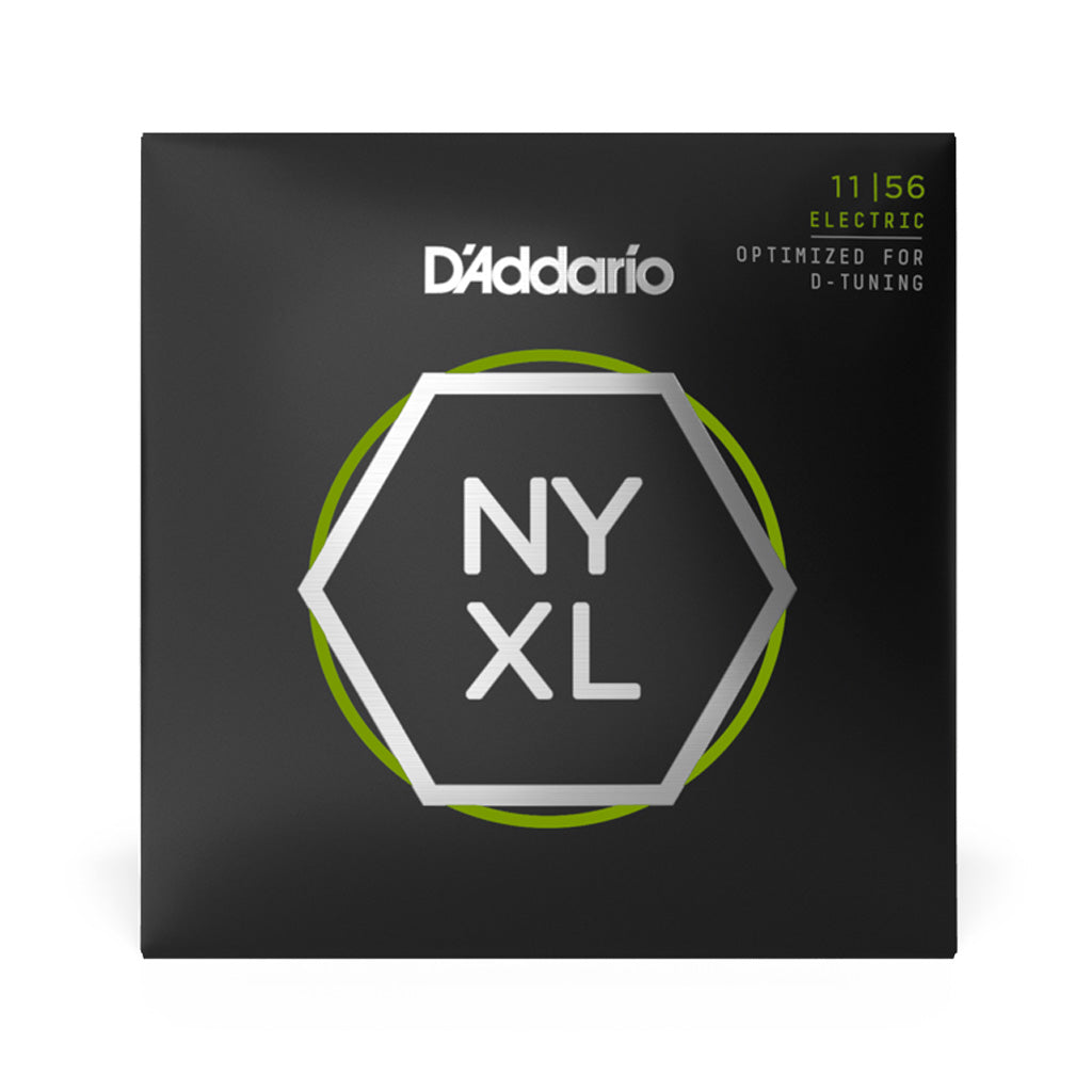 D'Addario NYXL1156 Medium Top/Extra-Heavy Bottom 11-56 Nickel Wound Electric Guitar Strings