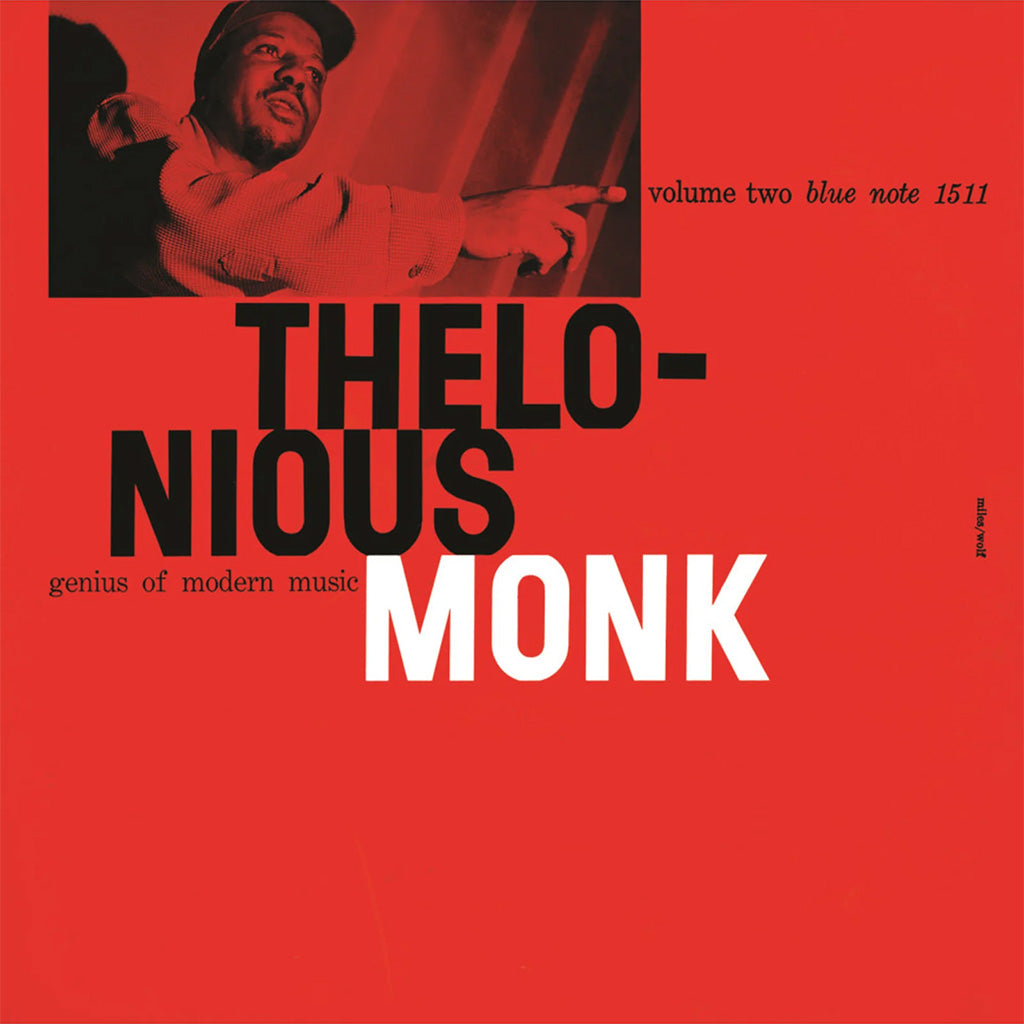 Limited Edition Vinyl Record - Genius Of Modern Music Volume 2 (European Press) by Thelonious Monk