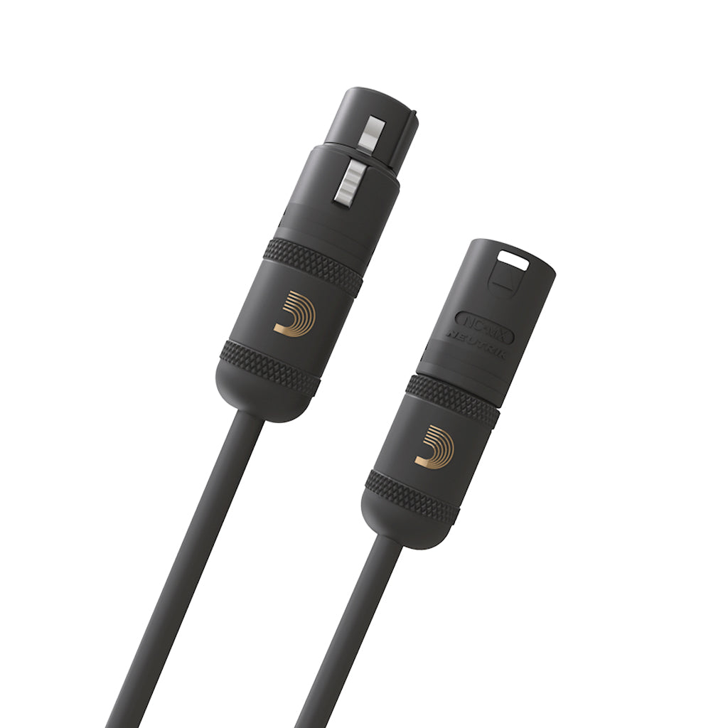 D'Addario 5ft American Stage Premium Microphone Cable with Neutrik Connectors
