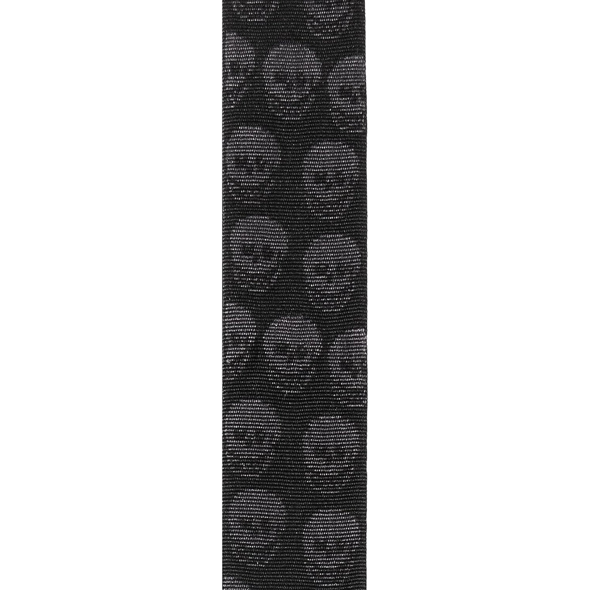 D'Addario 50mm Woven Black Skulls Design Guitar Strap for Electric, Acoustic Guitars and Electric Bass