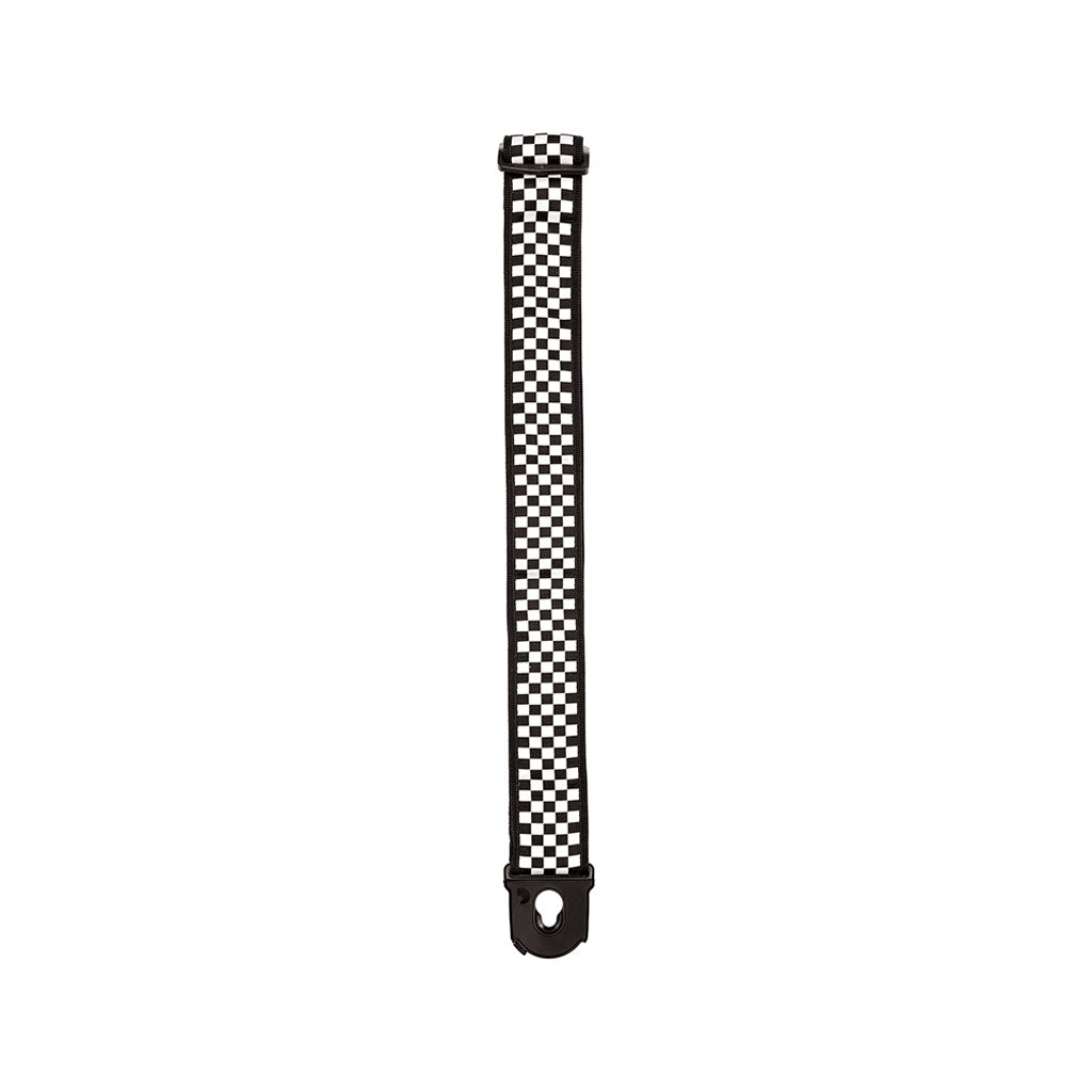 D'Addario 50PLC02 50mm Planet Lock Adjustable Guitar Strap for Electric and Bass Guitars, Check Mate Design