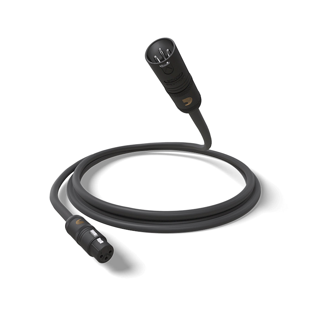 D'Addario 5ft American Stage Premium Microphone Cable with Neutrik Connectors