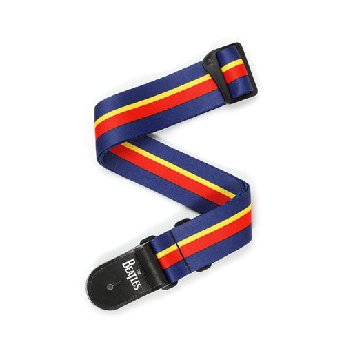 D'Addario Limited Edition Commemorative John-Style 50mm Guitar Strap in Beatles Yellow Submarine Collectible Tin