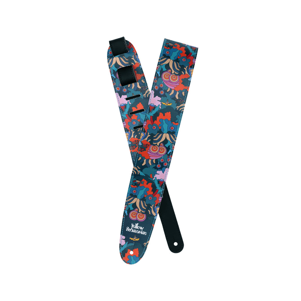 D'Addario 55th Anniversary Yellow Submarine Guitar Strap for Electric, Acoustic & Bass