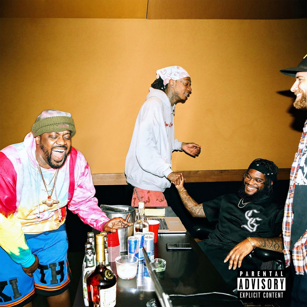 Full Court Press - Collaborative Vinyl LP by Wiz Khalifa, Big K.R.I.T., Smoke DZA, and Girl Talk