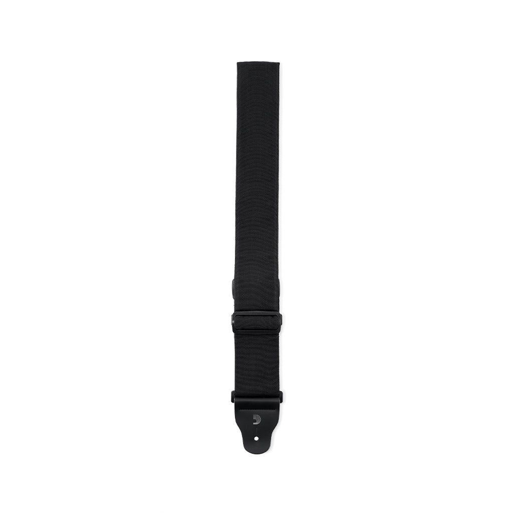 D'Addario High - Quality 75mm Black Bass Guitar Strap for Heavy Bass Guitars