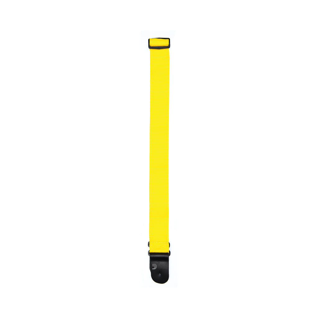 D'Addario Yellow Polypropylene Material Guitar Strap PWS110 for Comfortable and Stylish Guitar Playing