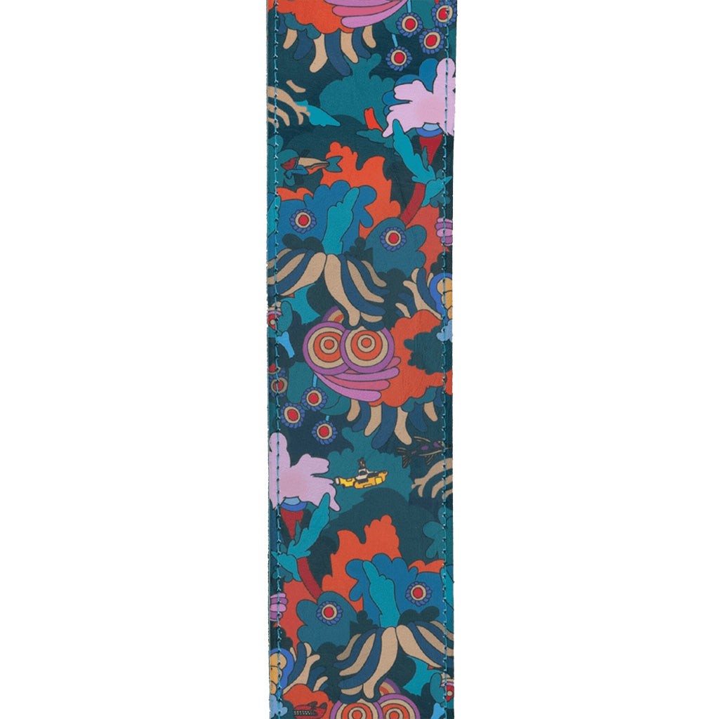 D'Addario 55th Anniversary Yellow Submarine Guitar Strap for Electric, Acoustic & Bass