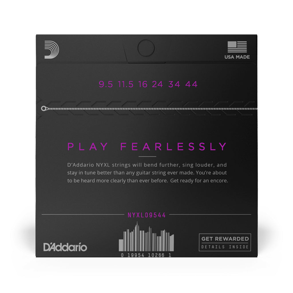 D'Addario NYXL09544 Super Light Plus Nickel Wound Electric Guitar Strings, 95 - 44