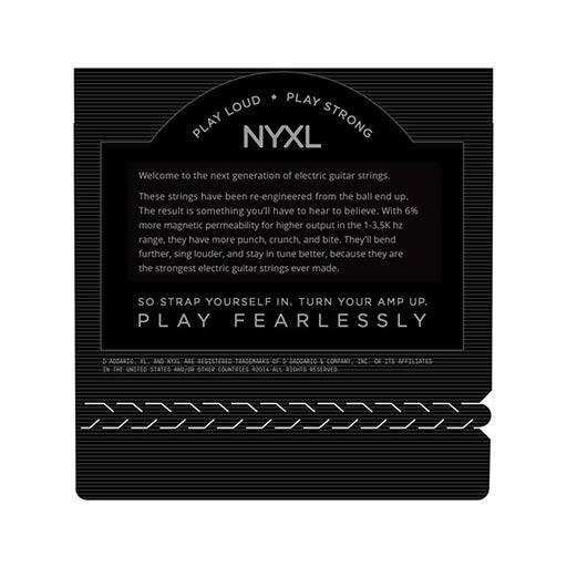 D'Addario NYXL1052 Electric Guitar Strings, Nickel Wound, 10 - 52 Gauge