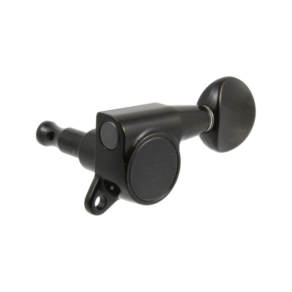 Allparts High - Quality Gotoh SG381 Mini 6 - in - line Black Tuning Keys Set of 6 for Guitar Upgrade