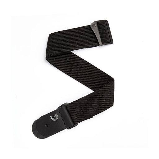 D'Addario High - Quality 44mm Black Polypropylene Guitar Strap for All - Genre Musicians (PWS100 Model)