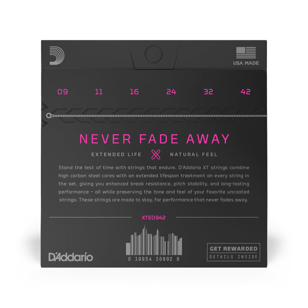 D'Addario XT Super Light 09-42 Nickel Plated Steel Electric Guitar Strings