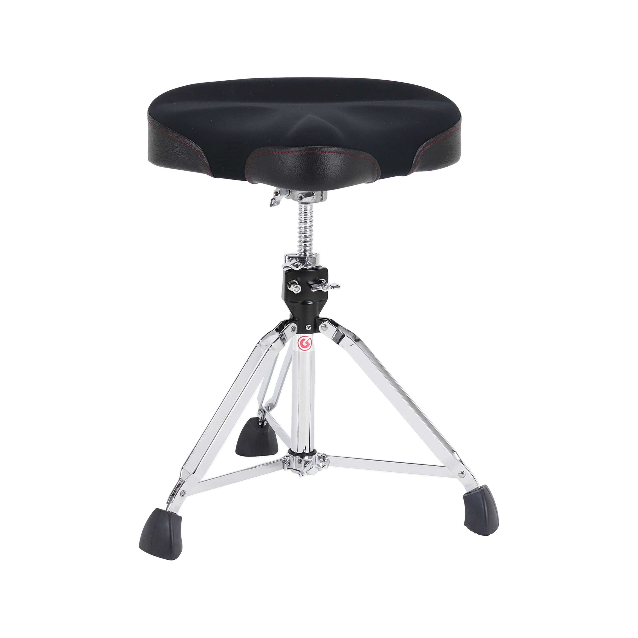 Gibraltar 9000 Series 16.5-inch Neo Saddle Drum Throne with Spin-Lock Adjustment