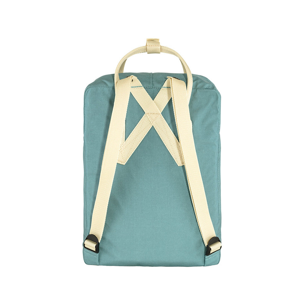 Fjallraven Kanken Classic Backpack in Sky Blue and Light Oak Shades