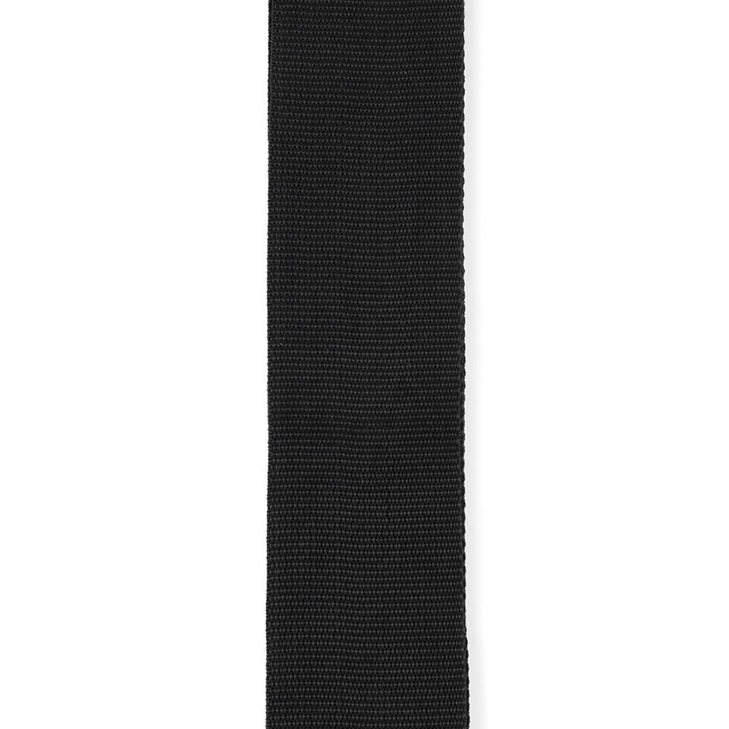 D'Addario Comfortable 74mm Black Leather Adjustable Guitar Strap