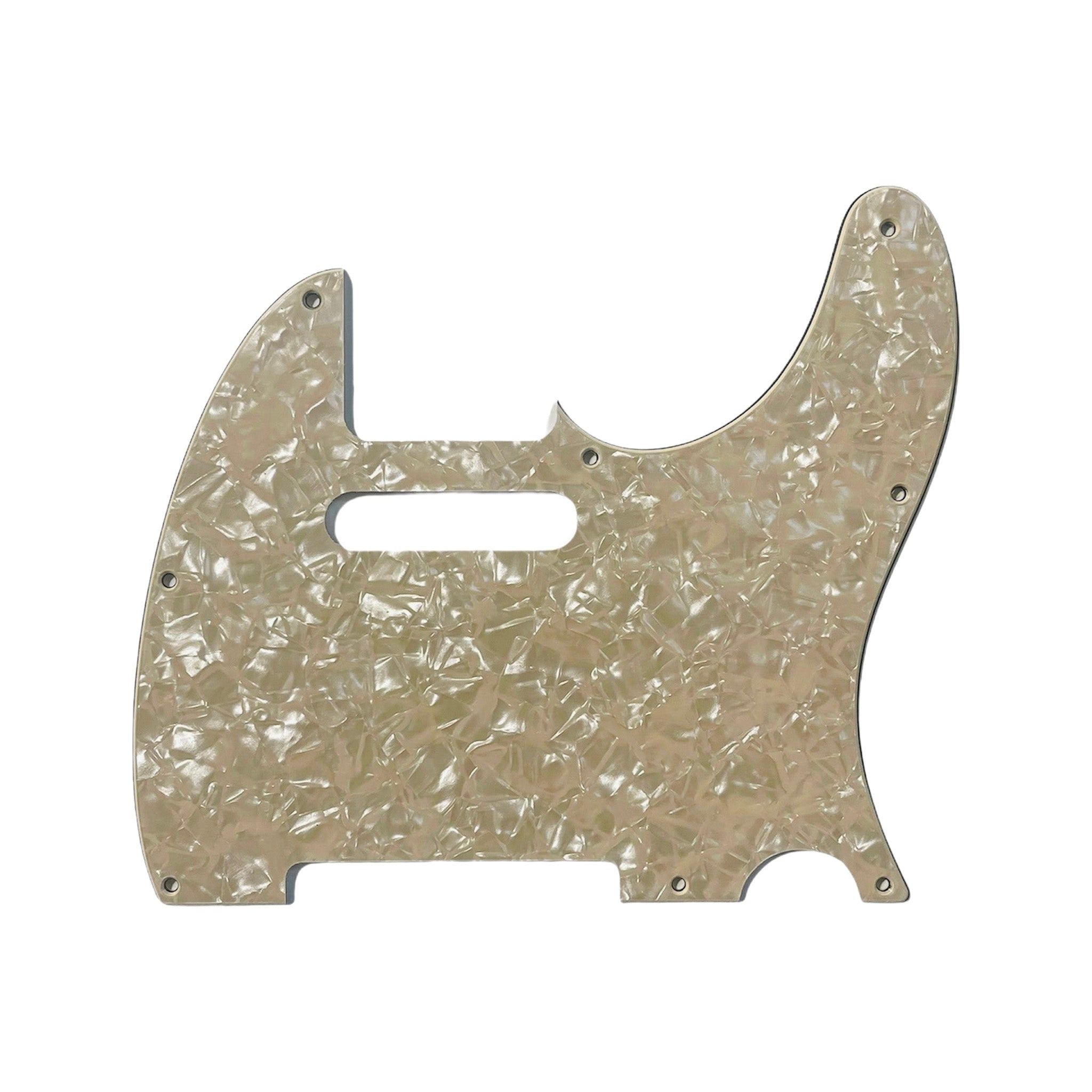 Allparts Cream Pearloid 3 - ply Guitar Pickguard for Right - Handed Telecaster