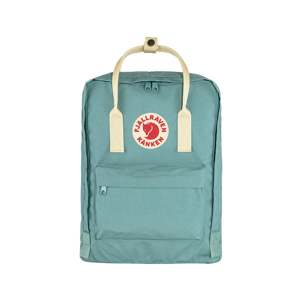 Fjallraven Kanken Classic Backpack in Sky Blue and Light Oak Shades