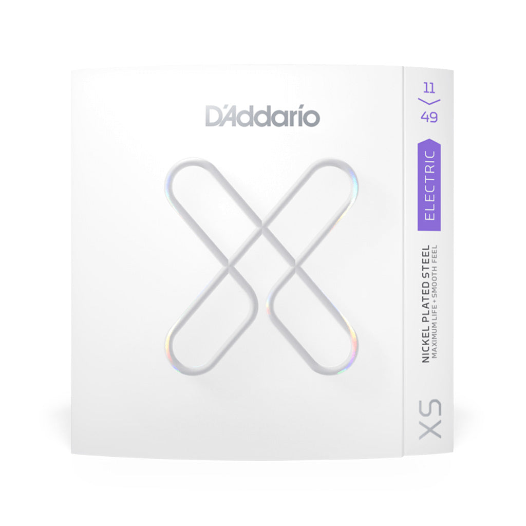 D'Addario Premium XSE1149 Nickel-plated Steel Coated Electric Guitar Strings Set - Medium Gauge (11-49) for All Genres