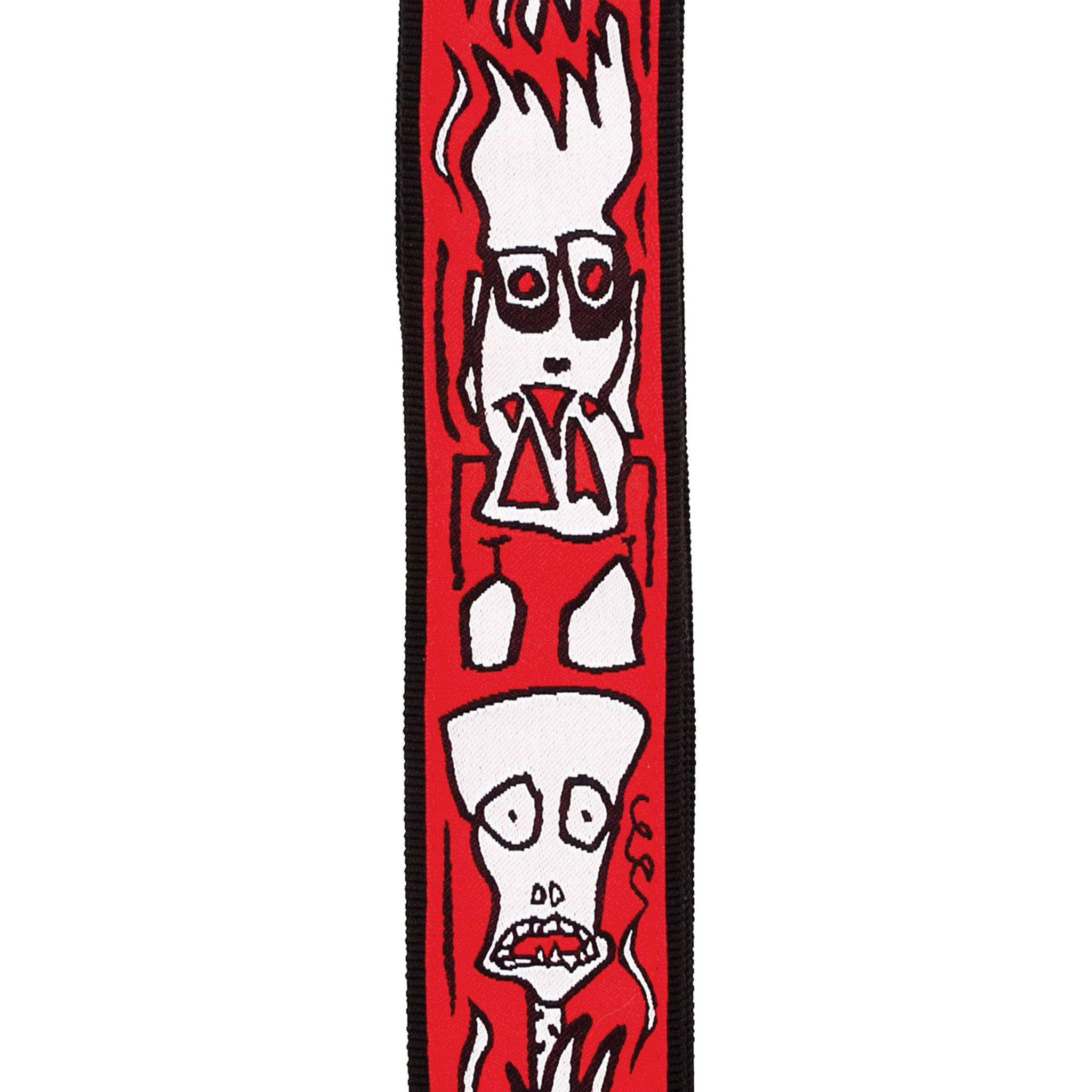 D'Addario 50mm Joe Satriani Up in Flames Planet Lock Adjustable Guitar Strap