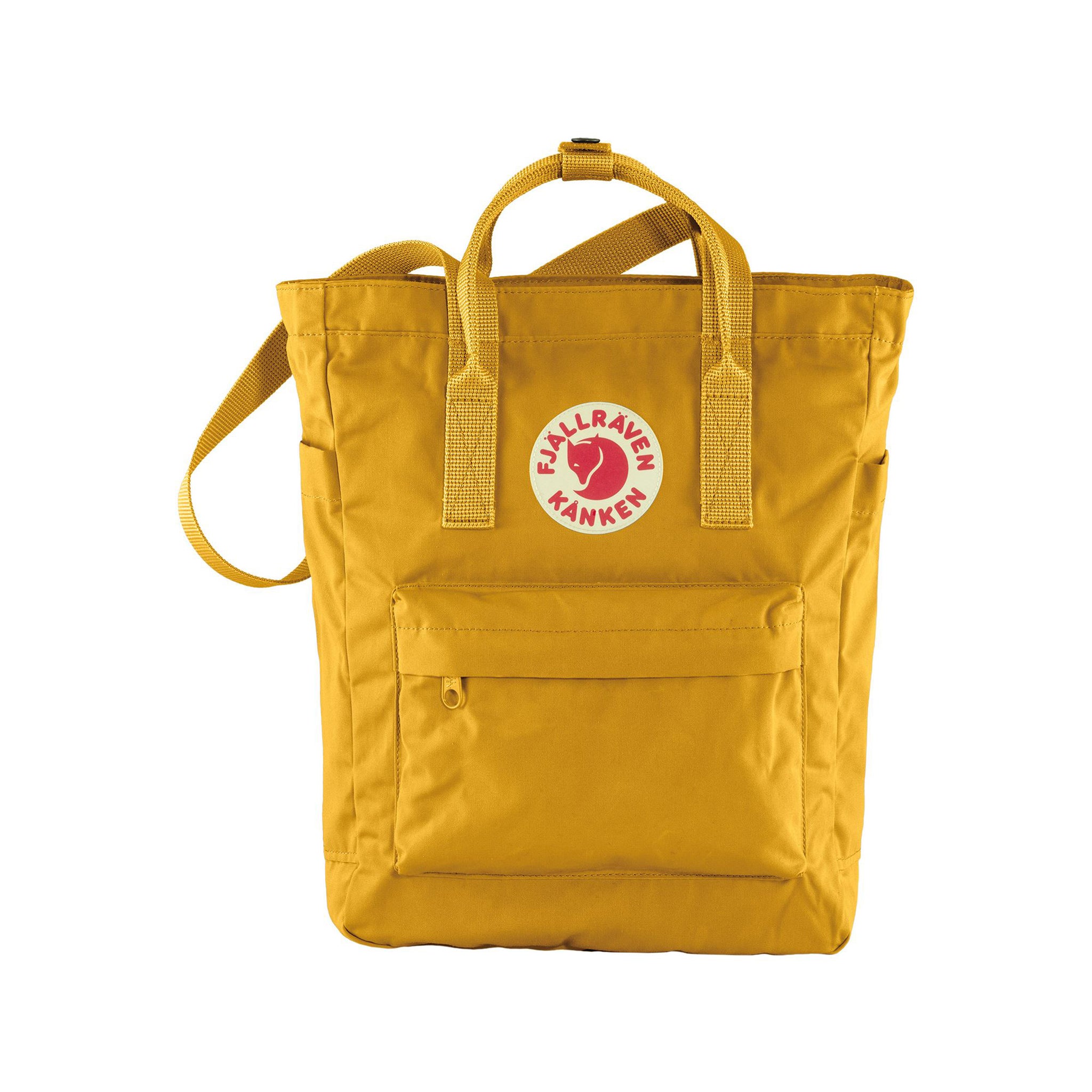 Ochre Fjallraven Kanken Convertible Totepack - Ideal for Biking & Bus Rides