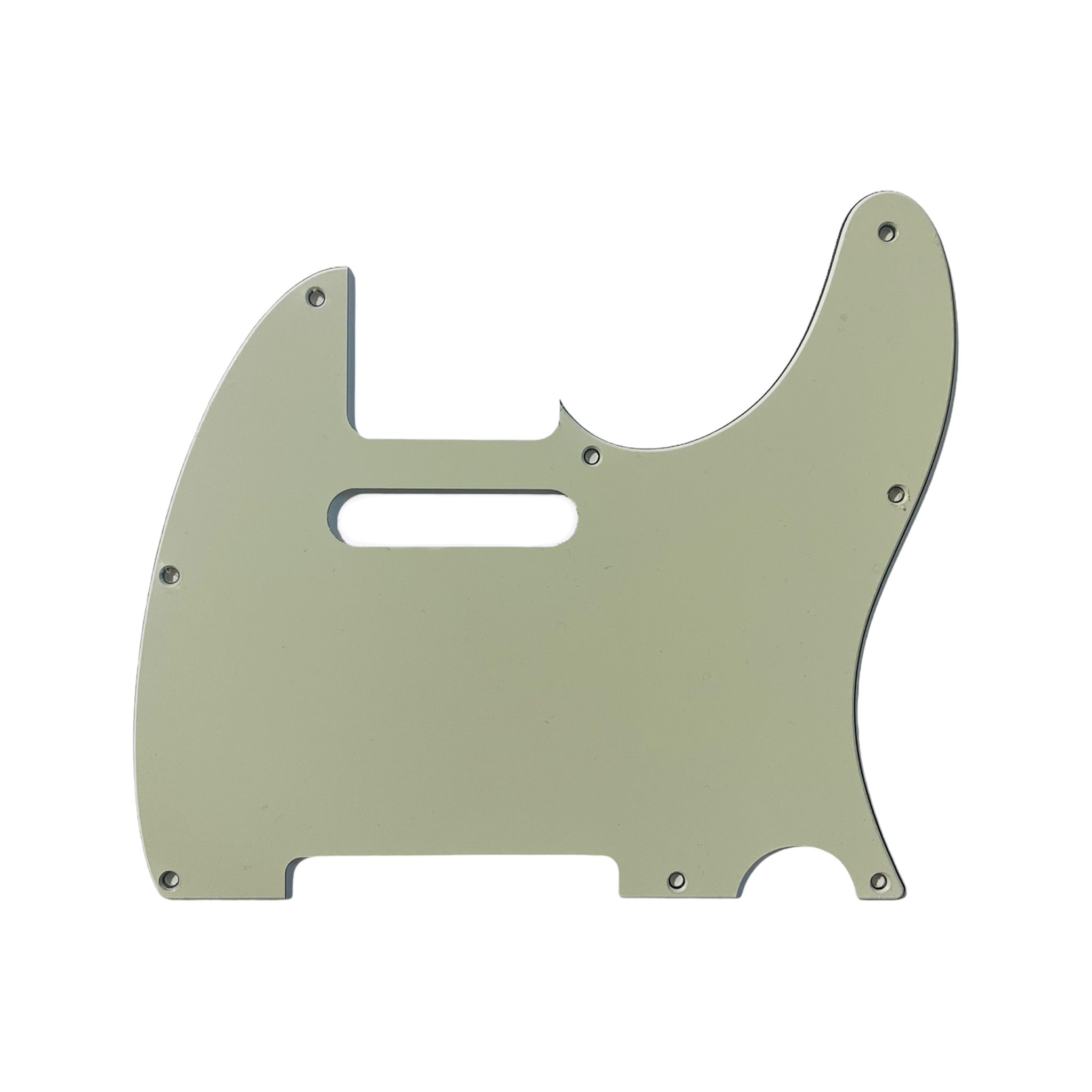 Allparts Mint Green 3 - ply Guitar Pickguard with 8 Screw Holes for Right - Handed Fender® Telecaster® Guitars