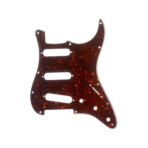 Allparts Tortoise 62 Right-Handed Guitar Pickguard with 11 Holes for Stratocaster