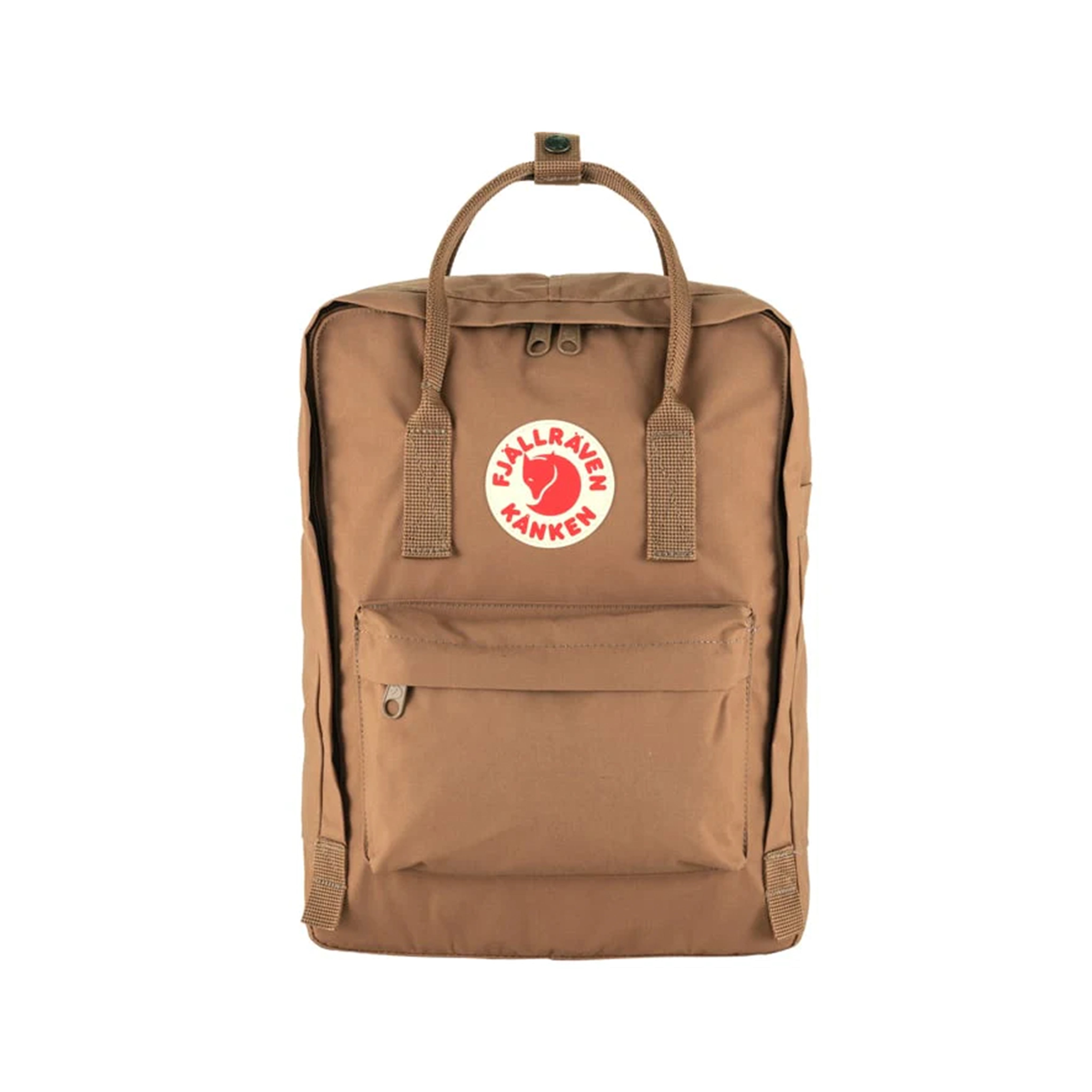 Fjallraven Kanken Backpack in Khaki Dust: Durable & Practical