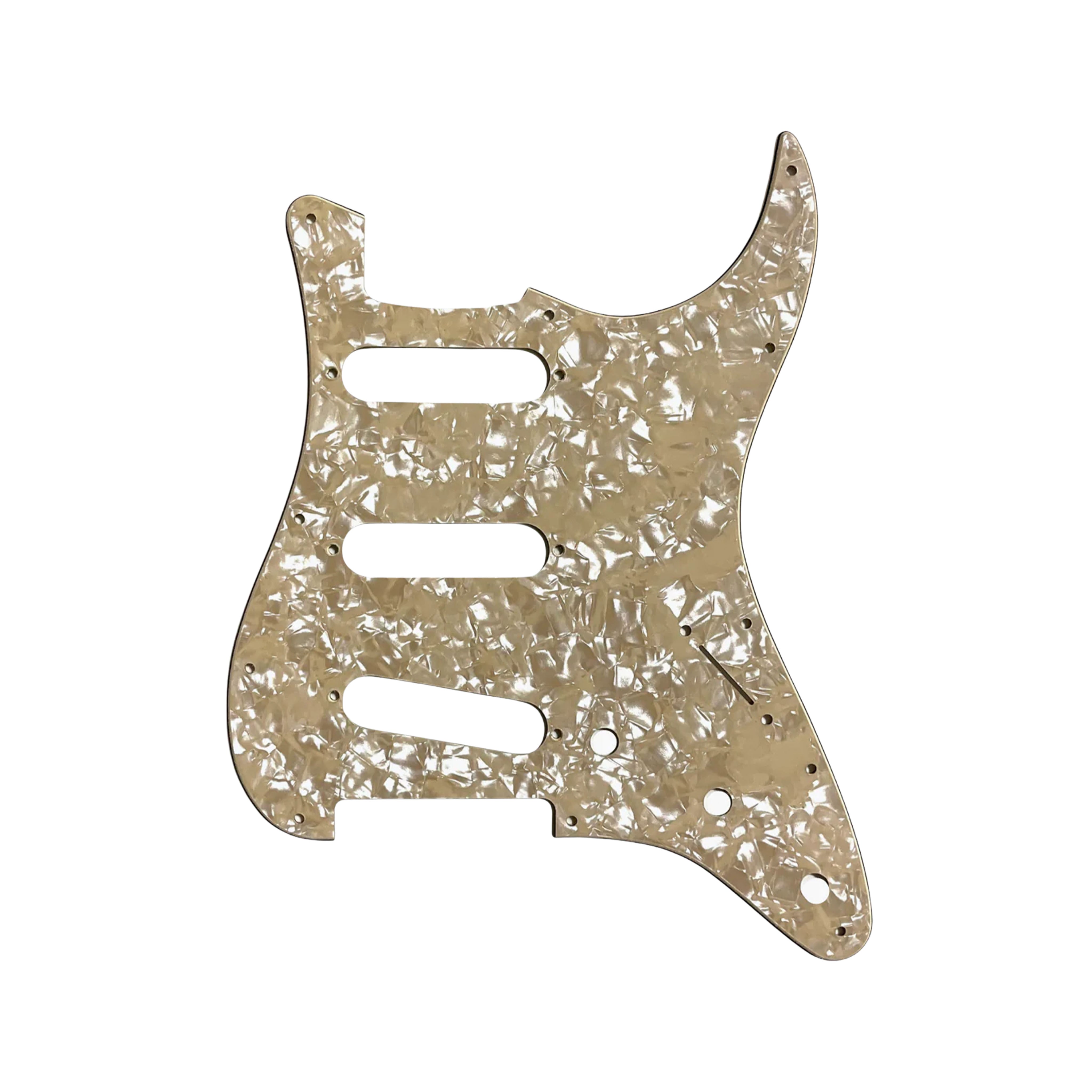 Allparts Cream Pearloid Stratocaster Guitar Pickguard - Model PG - 0552 - 058