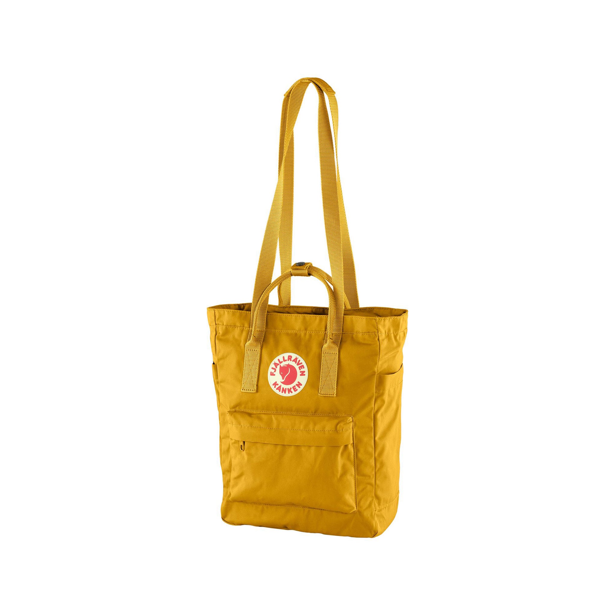 Ochre Fjallraven Kanken Convertible Totepack - Ideal for Biking & Bus Rides