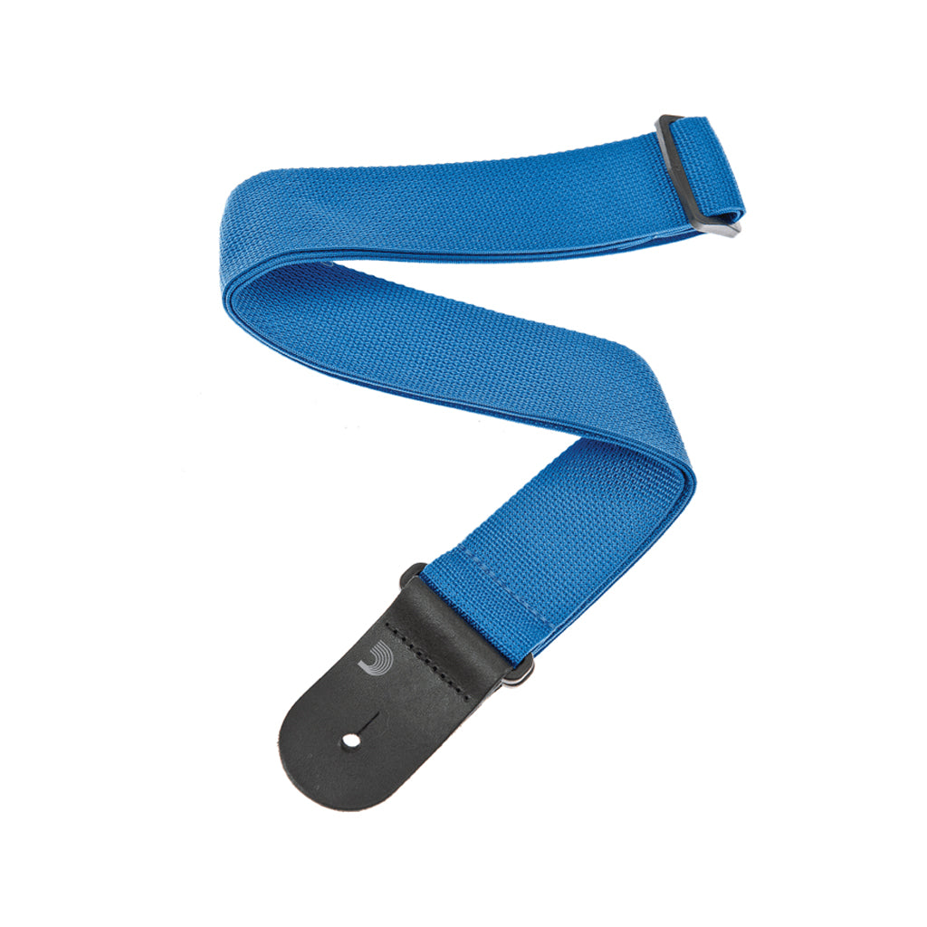 D'Addario PWS102 Blue 50mm Polypropylene Guitar Strap for Comfortable and Stylish Playing