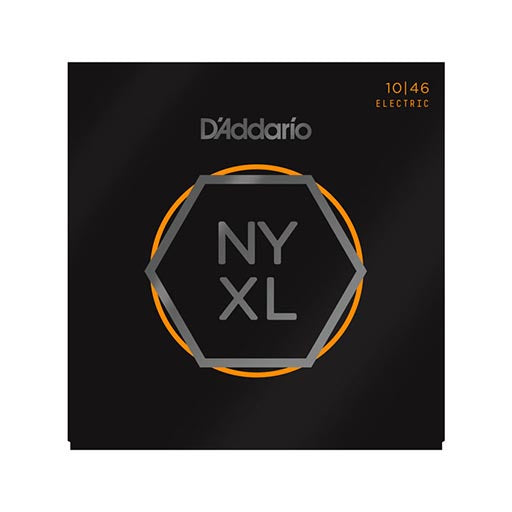 D'Addario NYXL1046 Premium Uncoated Nickel Wound Electric Guitar Strings, 10 - 46 Gauge