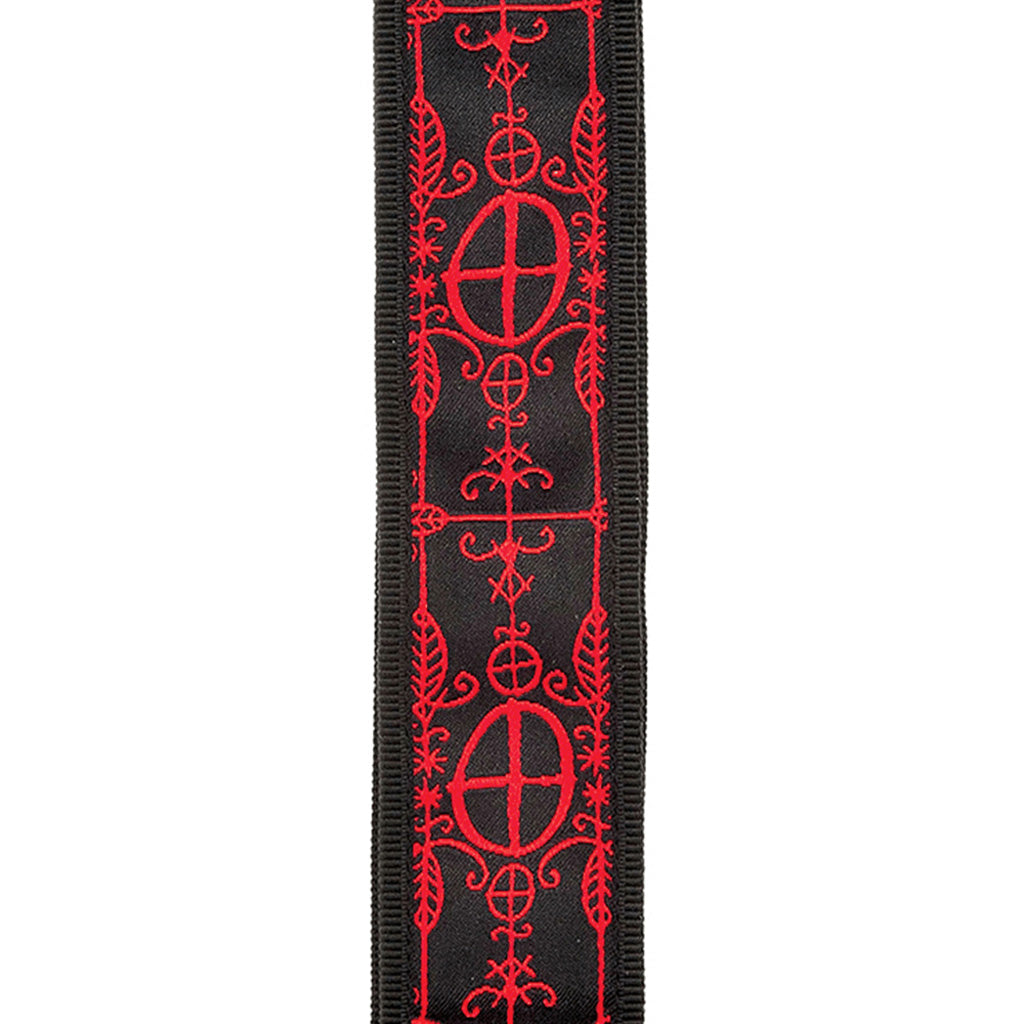 D'Addario 50mm Planet Lock Voodoo Adjustable Nylon Guitar Strap for Electric & Bass
