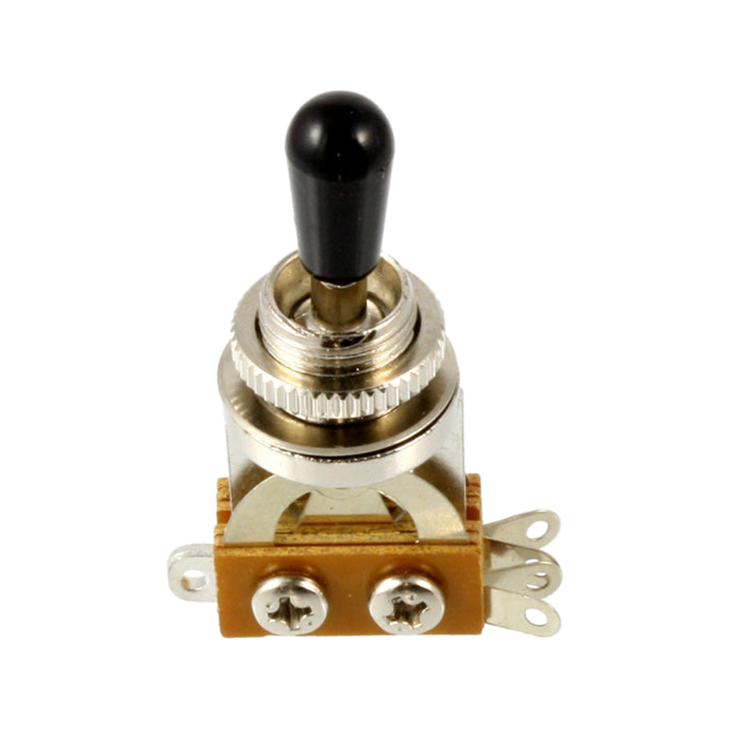Allparts Chrome w/ Black Tip Economy Short Toggle Switch for Guitars