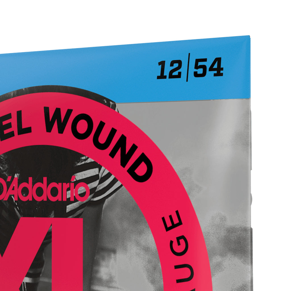 D'Addario Heavy Gauge EXL145 Nickel Wound Electric Guitar Strings, 12-54 with Plain 3rd