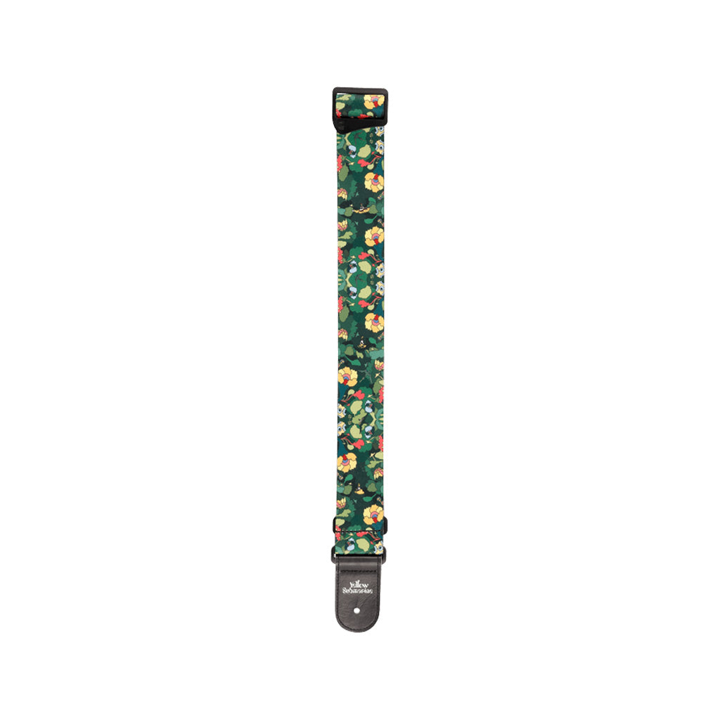 D'Addario 55th Anniversary Polyester Guitar Strap Inspired by The Beatles' Yellow Submarine in Pepperland Woods Style