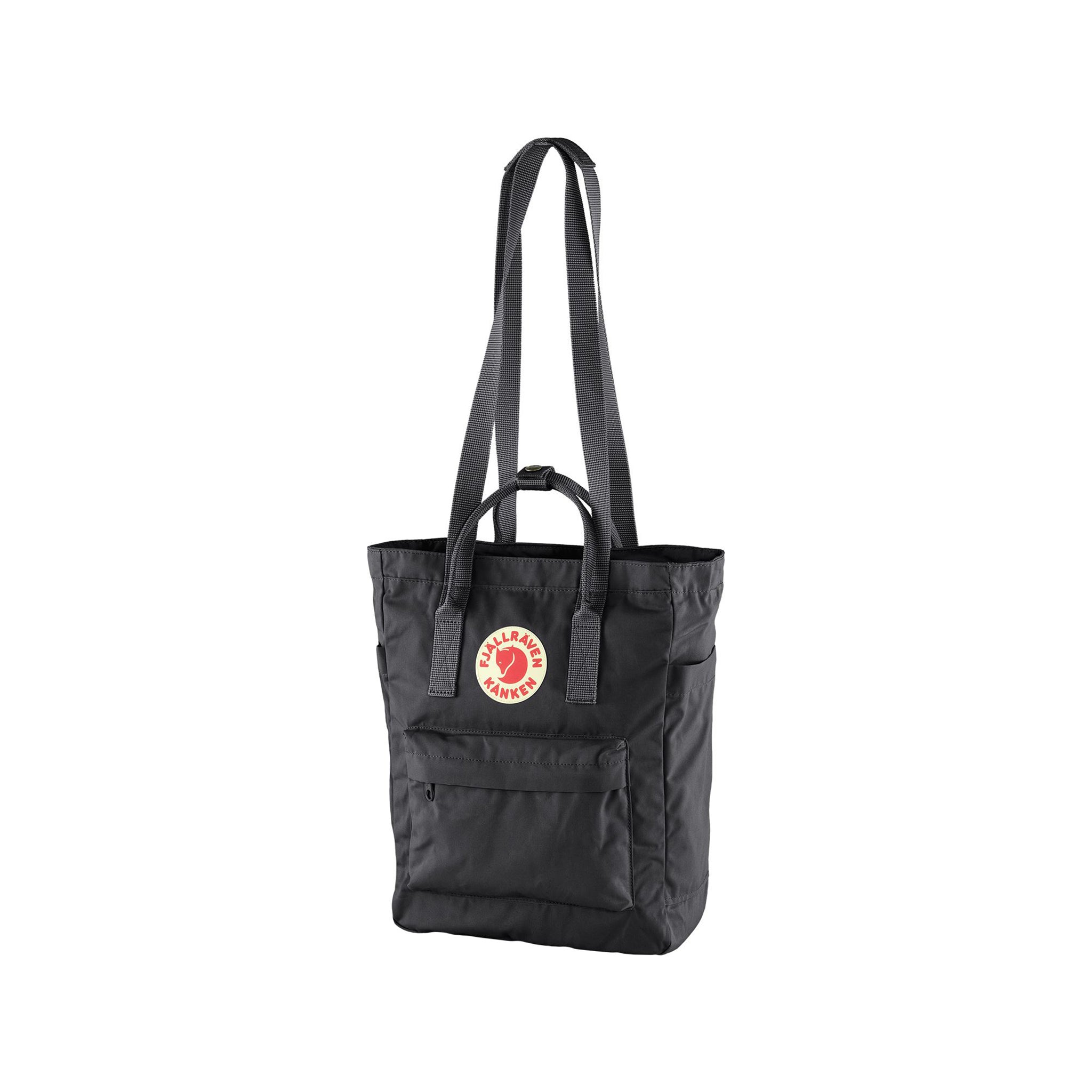 Black Fjallraven Kanken Convertible Totepack with Laptop Compartment