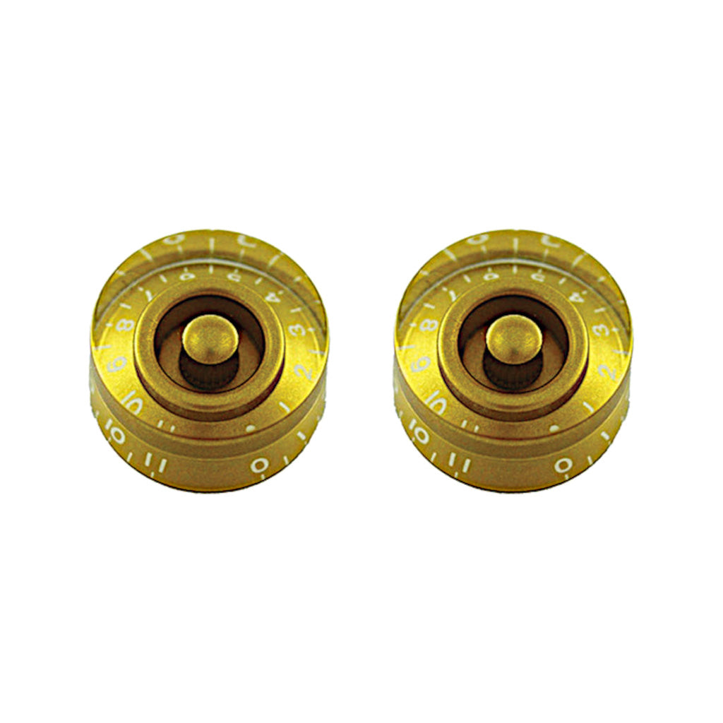 Allparts Gold Speed Knobs, Set of 2 with 0 - 11 Numbered Dials