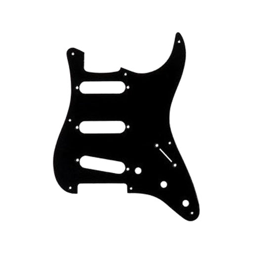 Allparts Premium Black Single - Ply Guitar Pickguard (PG - 0550 - 023) for Right - Handed Fender Stratocaster Guitars