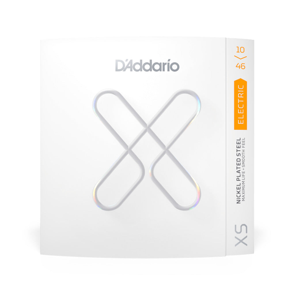 D'Addario XSE1046 Premium Nickel-plated Steel Coated Electric Guitar Strings Set in Regular Light Gauge (10 - 46) for All Genres
