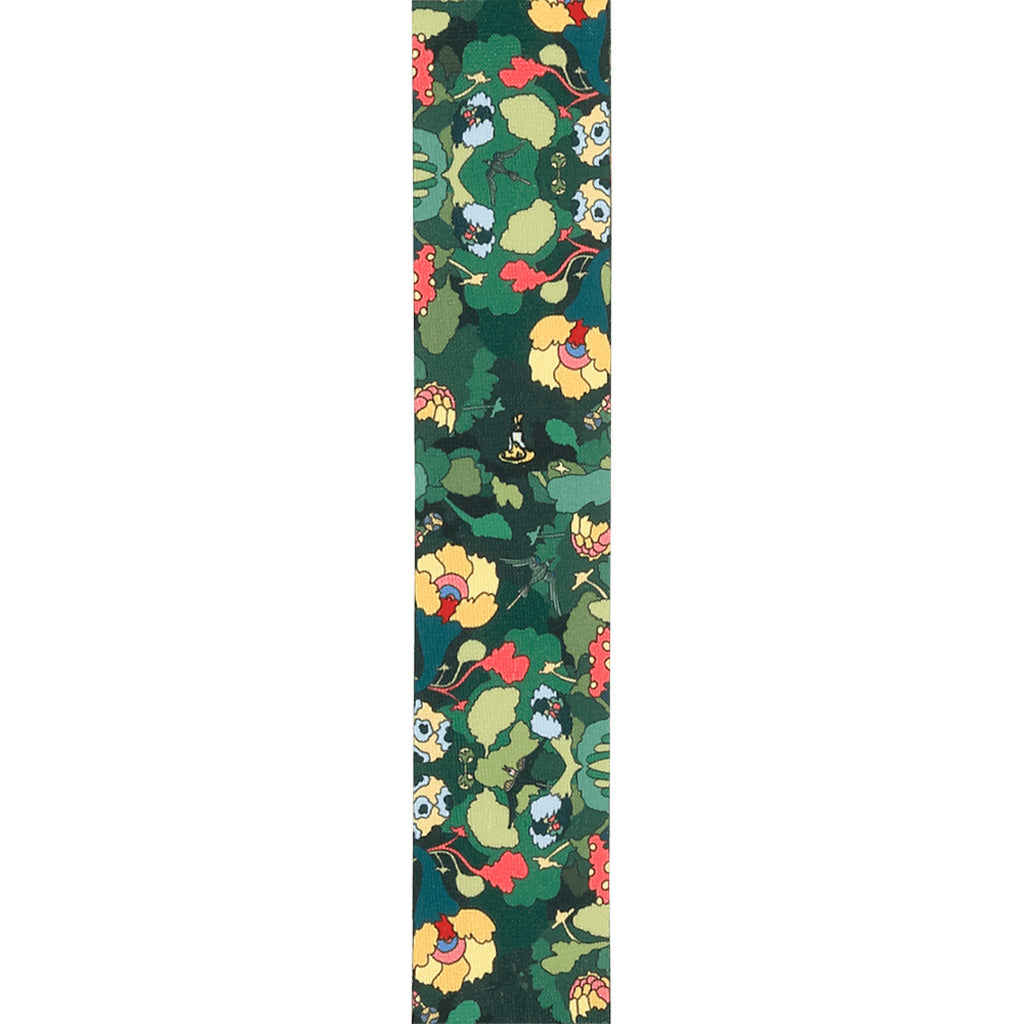D'Addario 55th Anniversary Polyester Guitar Strap Inspired by The Beatles' Yellow Submarine in Pepperland Woods Style
