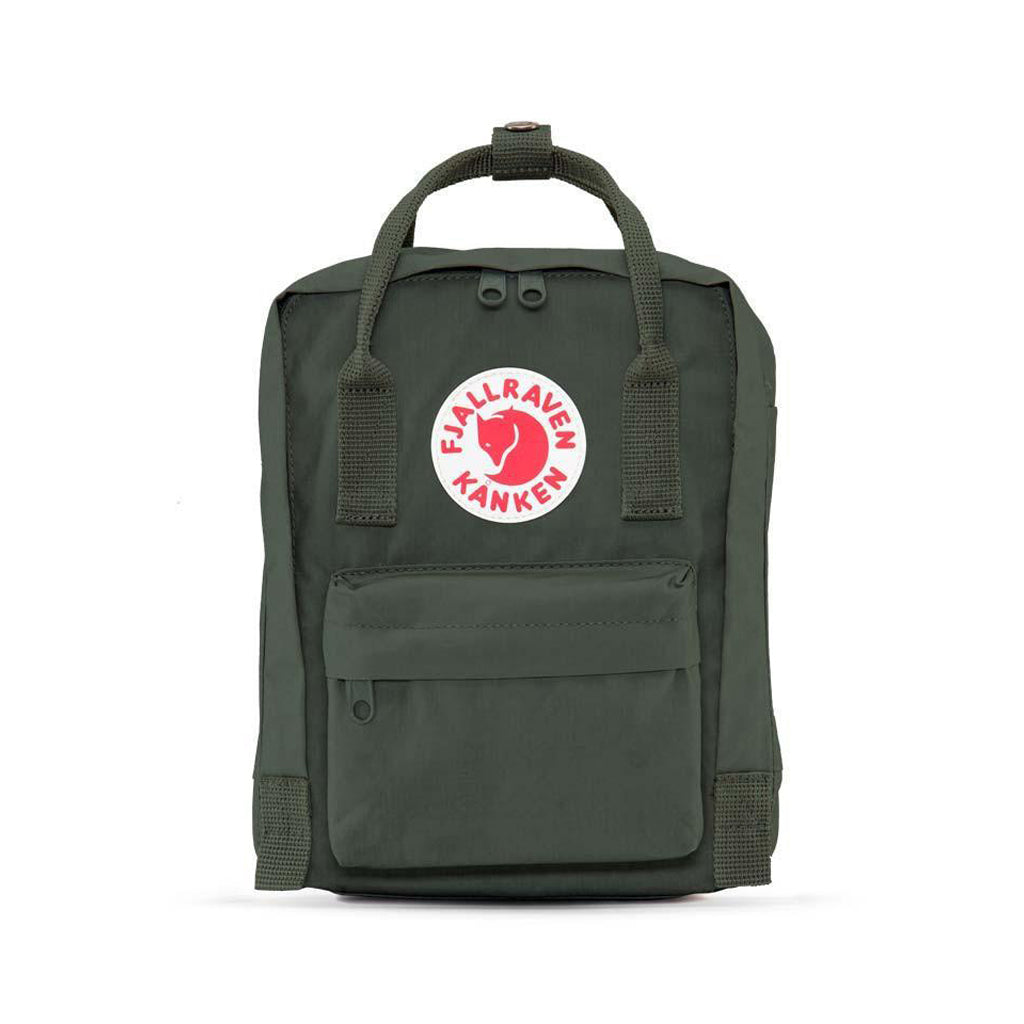 Fjallraven Mini Kanken Backpack in Forest Green Color