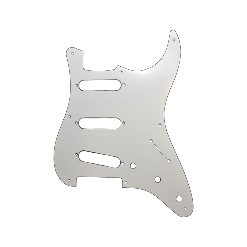 Allparts Premium White Guitar Pickguard for Fender Stratocaster Electric Guitars - Model PG - 0550 - 025