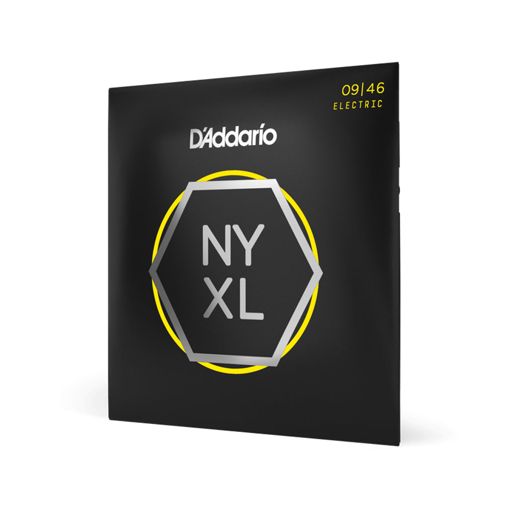D'Addario NYXL Nickel Wound Electric Guitar Strings, 09 - 46 with Superior Tuning Stability