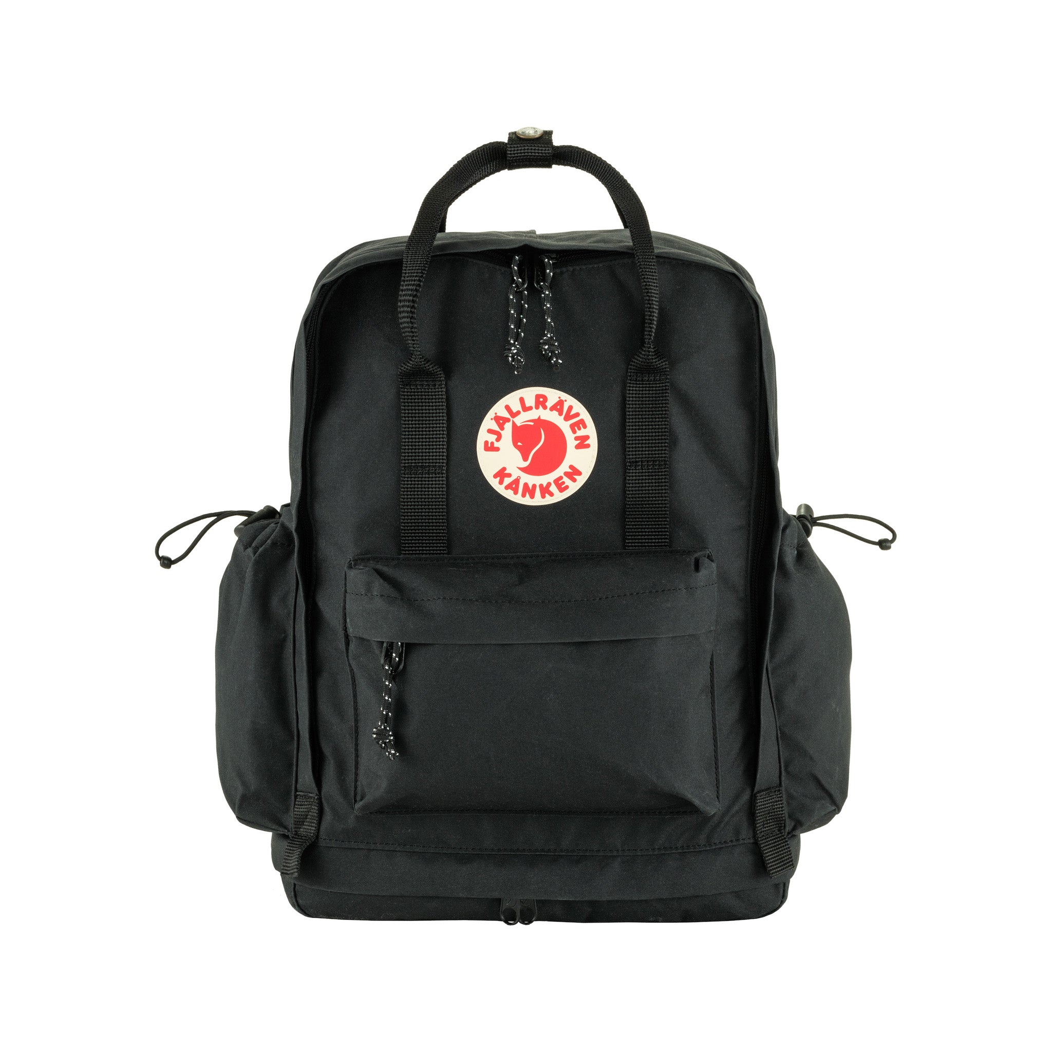 Fjallraven Kanken Outlong Spacious Backpack, Classic Black Color