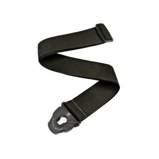 D'Addario PWSPL-200 50mm Black Polypropylene Guitar Strap with Planet Lock