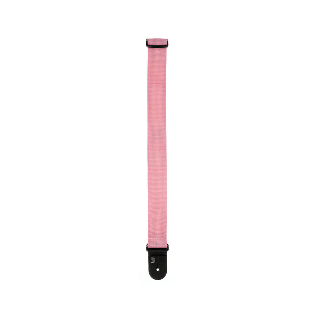 D'Addario PWS106 Pink 50mm Polypropylene Material Guitar Instrument Strap for Musicians