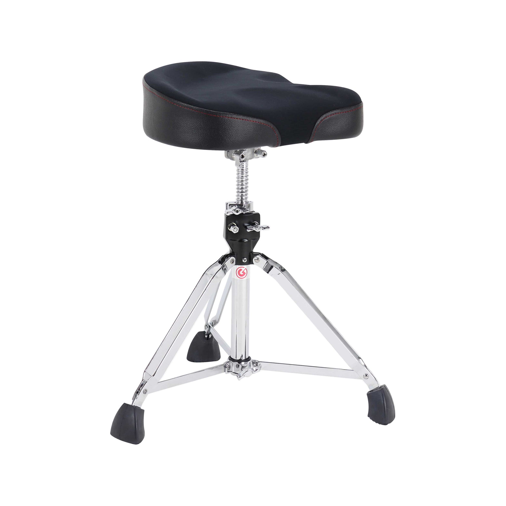 Gibraltar 9000 Series 16.5-inch Neo Saddle Drum Throne with Spin-Lock Adjustment