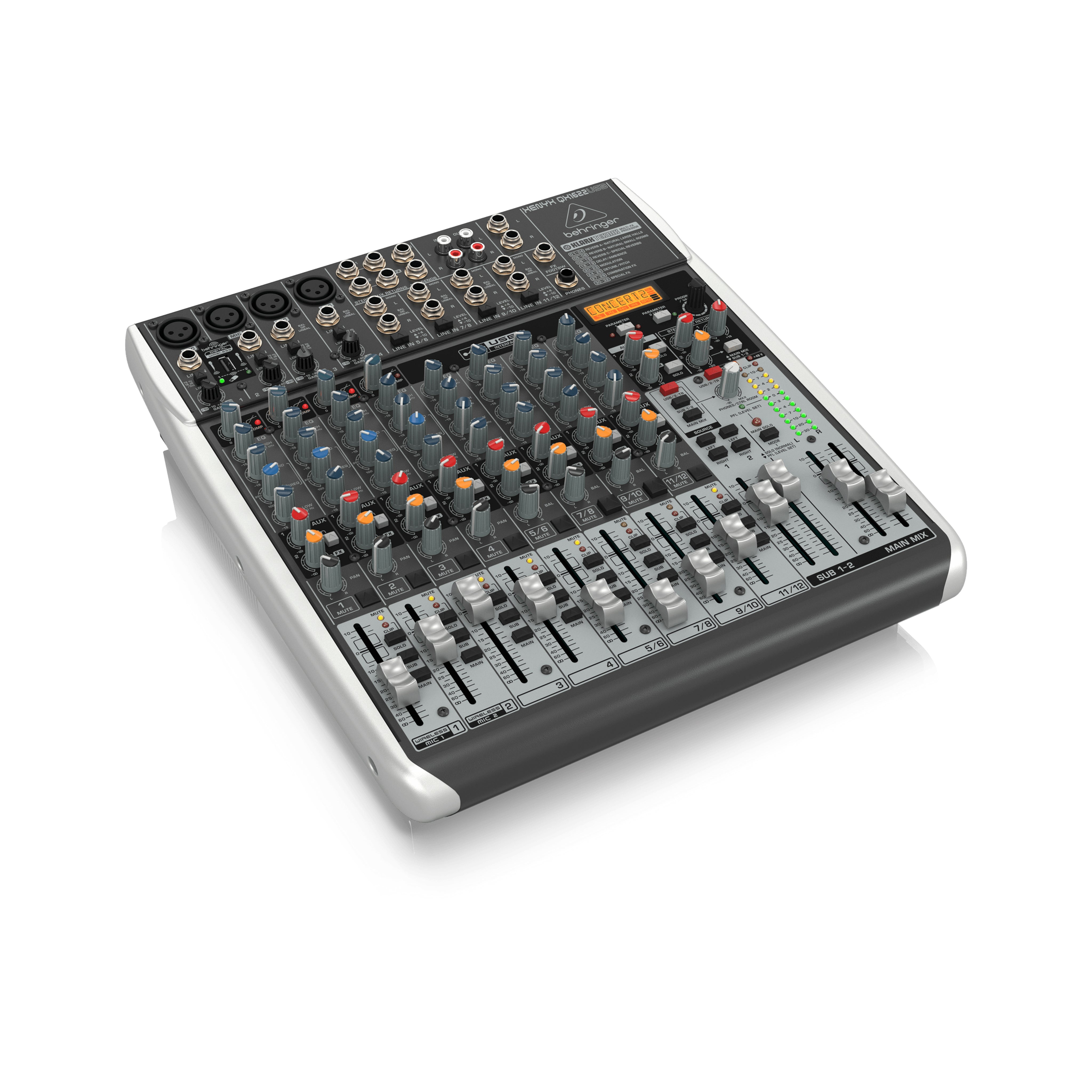 Behringer Xenyx QX1622USB Mixer with USB Connectivity and Studio Effects